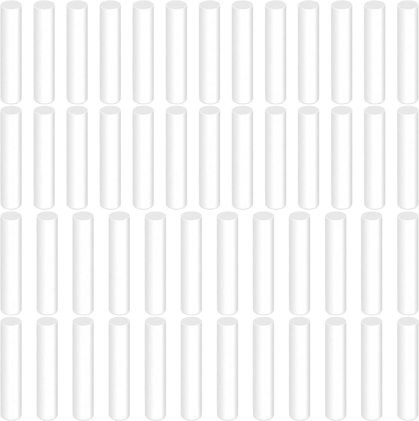 50 Pcs Mechanical Pencil Eraser Refills, White Refill Erasers for Propelling Pencils, Universal Traceless Eraser Replacement for Office Notebook Drafting