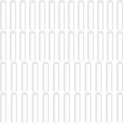 50 Pcs Mechanical Pencil Eraser Refills, White Refill Erasers for Propelling Pencils, Universal Traceless Eraser Replacement for Office Notebook Drafting