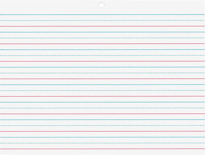 Pacon 2470 Multi-Sensory Handwriting Tablet, 10-1/2 x 8, 40 Sheets/Pad