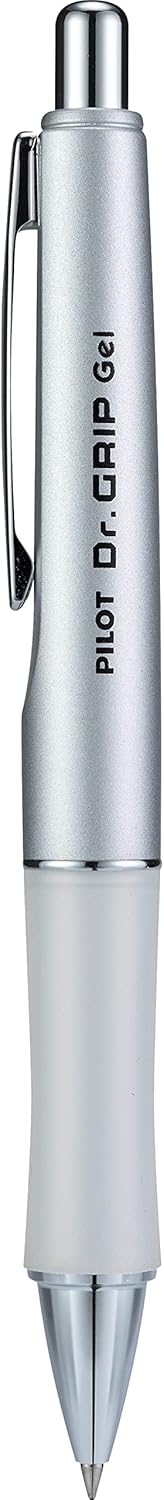 PILOT Dr. Grip Limited Refillable & Retractable Gel Pen, Fine Point, Black, Single Pen - Ideal for School, Journaling & Office Writing