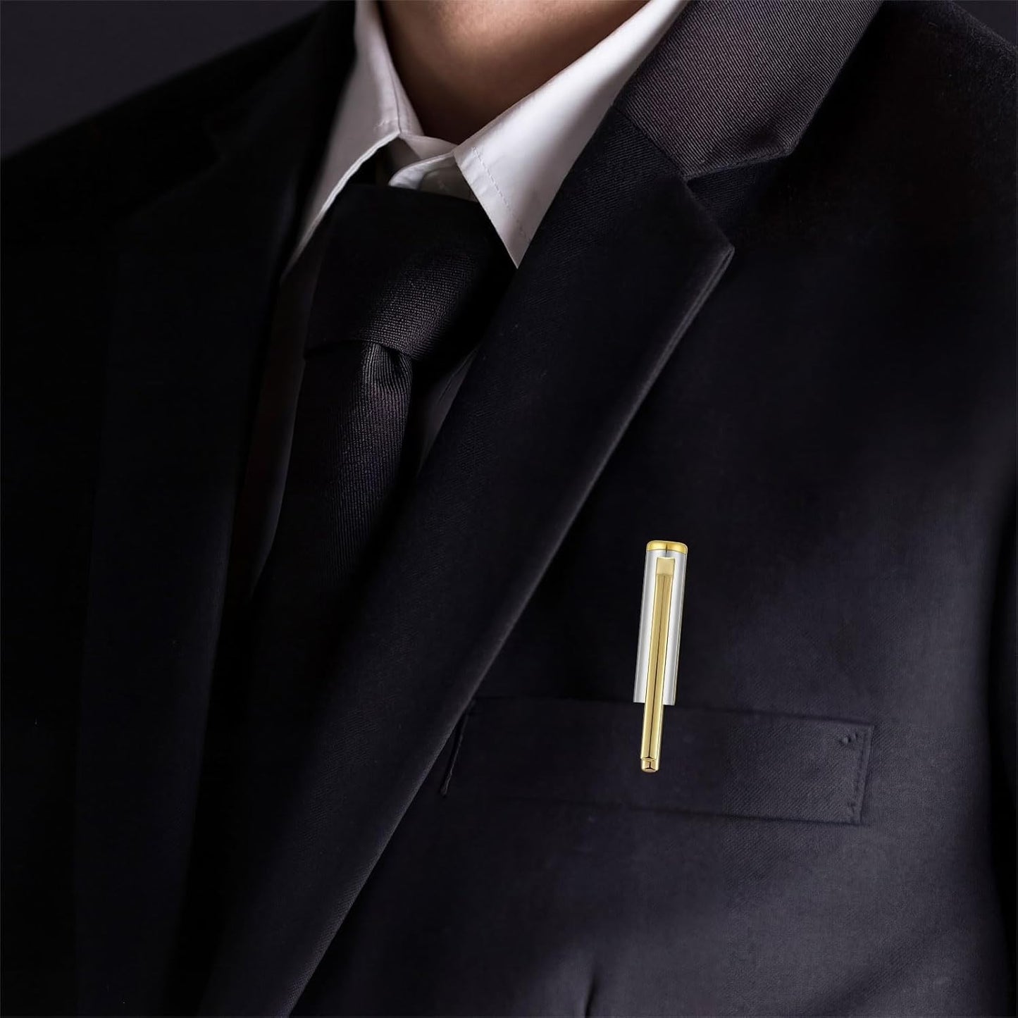 Zonon 240 Pcs Gold Metal Slim Ballpoint Pens Bulk Retractable Metallic Black Ink 1 mm Medium Point Smooth Writing Pens for Wedding Business Office Supplies Students Teachers Men Women Present