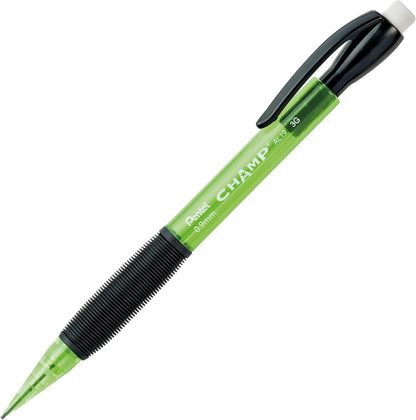 Champ Pentel Mechanical Pencil, 0.7 mm, Blue Barrel, Box of 12 (AL17C)