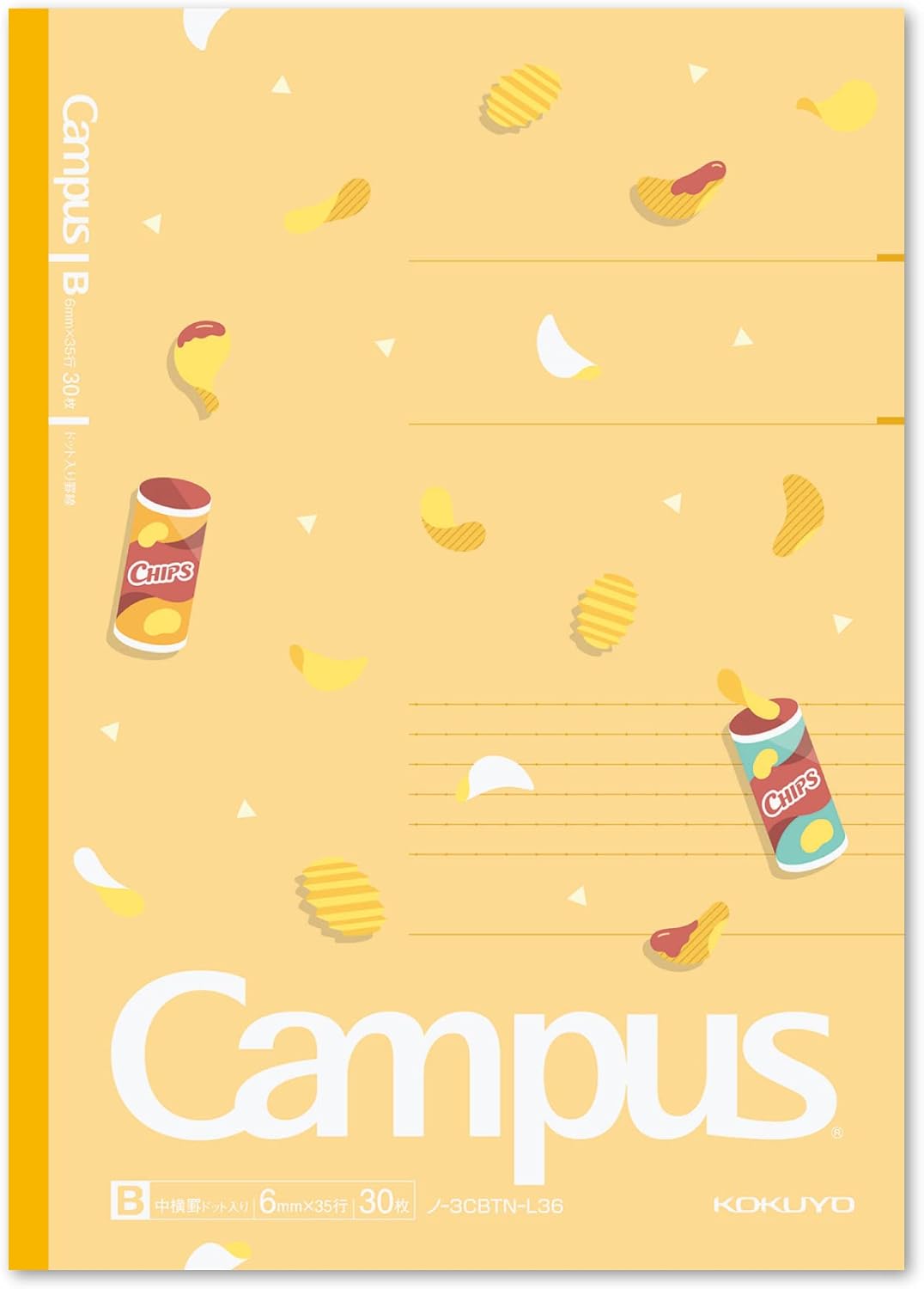 KOKUYO Composition Notebooks, 5 Pack Campus Semi-B5 Comp Book with Dot B 6mm Ruled, 30 Sheets, School Lined Notebook in Shear Stone, Journal Notebook for Women Work Study Note Taking(NO-GS3CWBT-L1X5)