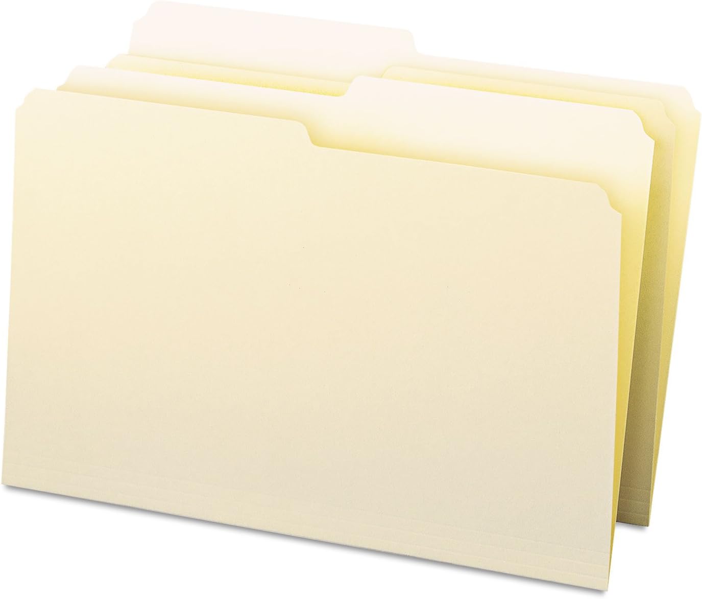 Smead File Folder, 1/3-Cut Tab, Assorted Positions, Legal Size, Manila, 100 per Box (15330)