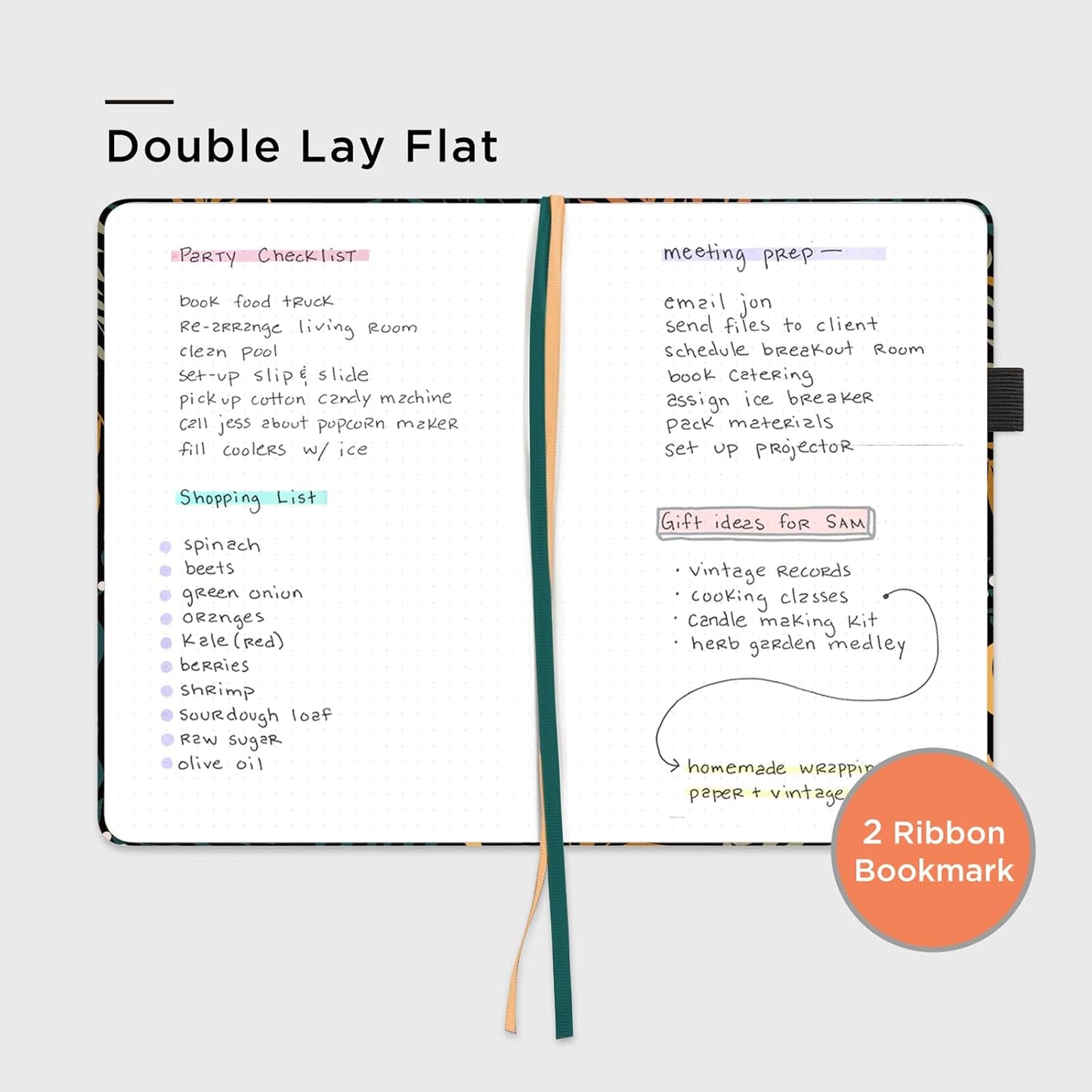 &And Per Se Lined Journal Notebook, 160 Pages, A5 5.7 x 8 inches College Ruled Thick Paper Notebook Journals for Writing, Hardcover Notebooks for Women Men Office School (1 Pack, Green) - Colors A