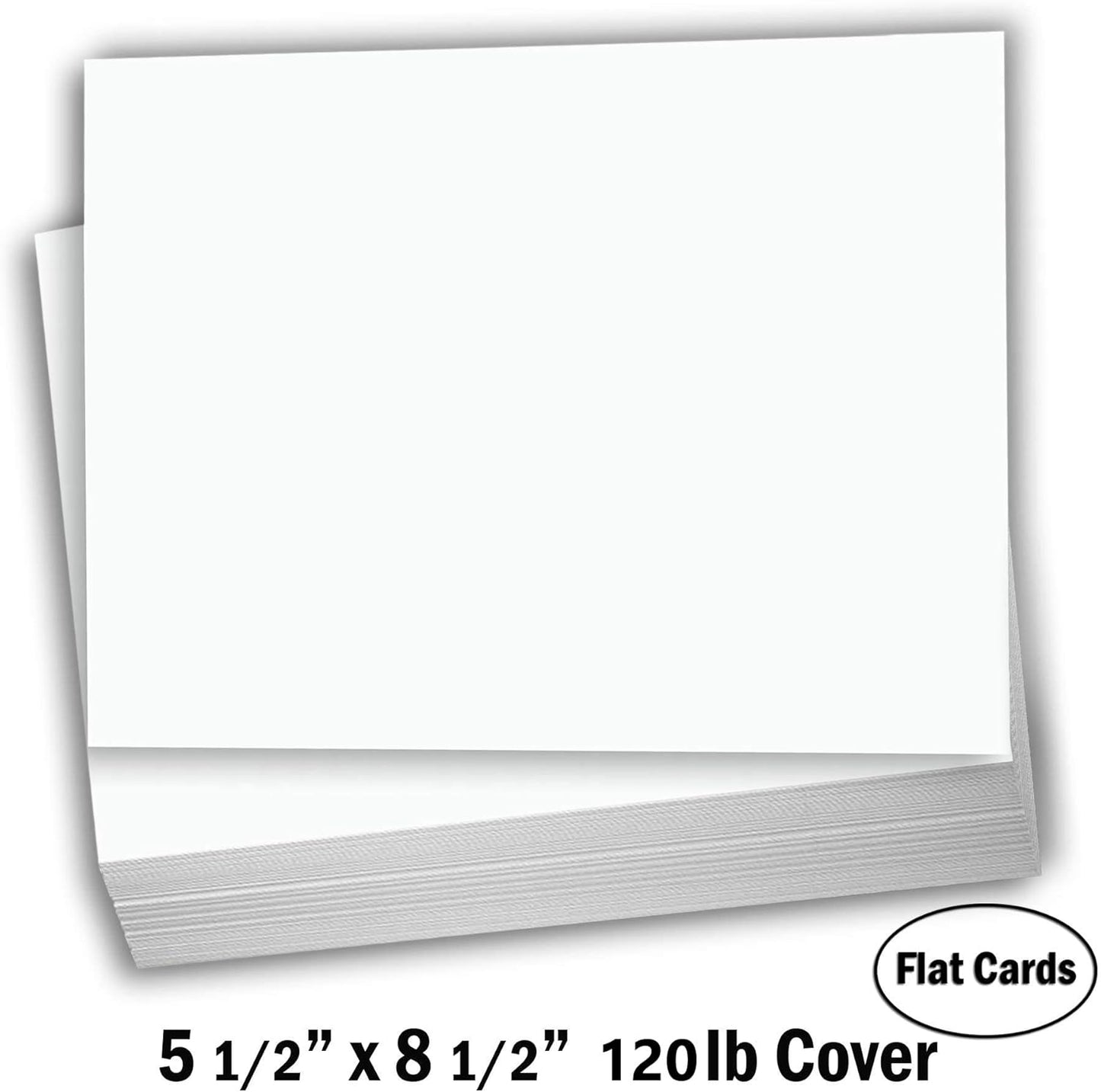 Hamilco Blank Index Cards 6" x 9" Heavyweight Card Stock 120lb Cover White Cardstock Paper - 100 Pack