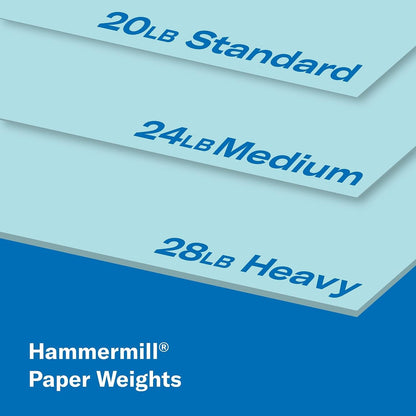 Hammermill Colored Paper, 20lb Pink Printer Paper, 8-1/2 x 11- 1 Ream (500 Sheets) - Made in the USA, Pastel Paper, 103382R