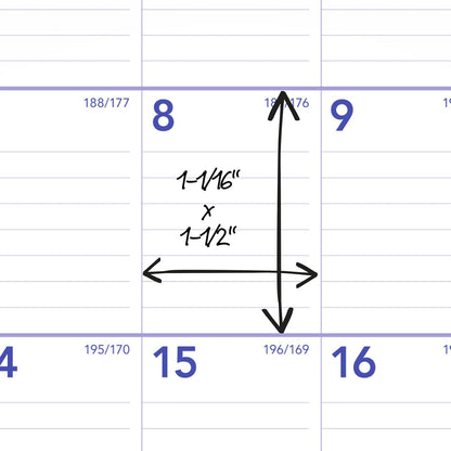 AT-A-GLANCE Wall Calendar 2026-2027 Planner, Academic 12-Month July-June, Monthly, 15-1/2" x 22-3/4", Ruled Daily Blocks (AY328)
