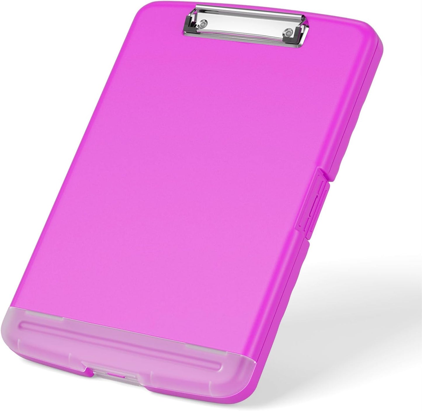 Rimilak Plastic Clipboard with Storage, 8.5 x 11 High Capacity Folio Nursing Case with Pen Holder, Size 14.2 x 9.6 x 1.2″ Folder Side-Opening for Classroom, Teacher, Smooth Writing, Dark Green