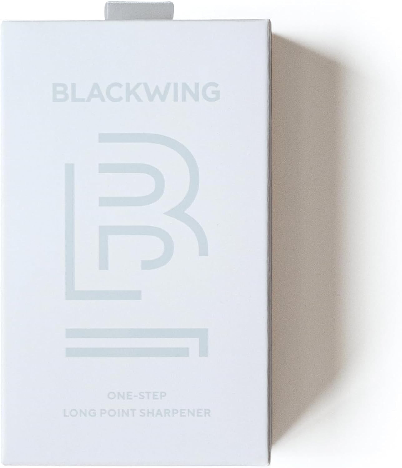 Blackwing One-Step Long Point Sharpener, German Steel Blade, Machined Aluminum, Compact Design, Black