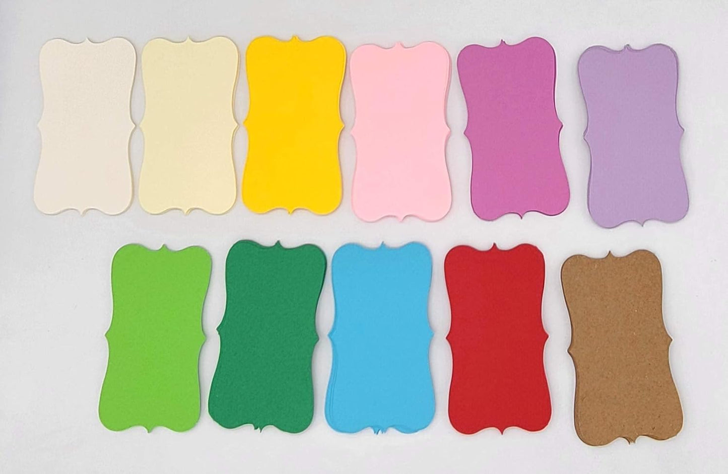 PPAPPAPPIYO Color Blank index cards Business Cards (110) Paper 3.5 in x 2 in - Blank