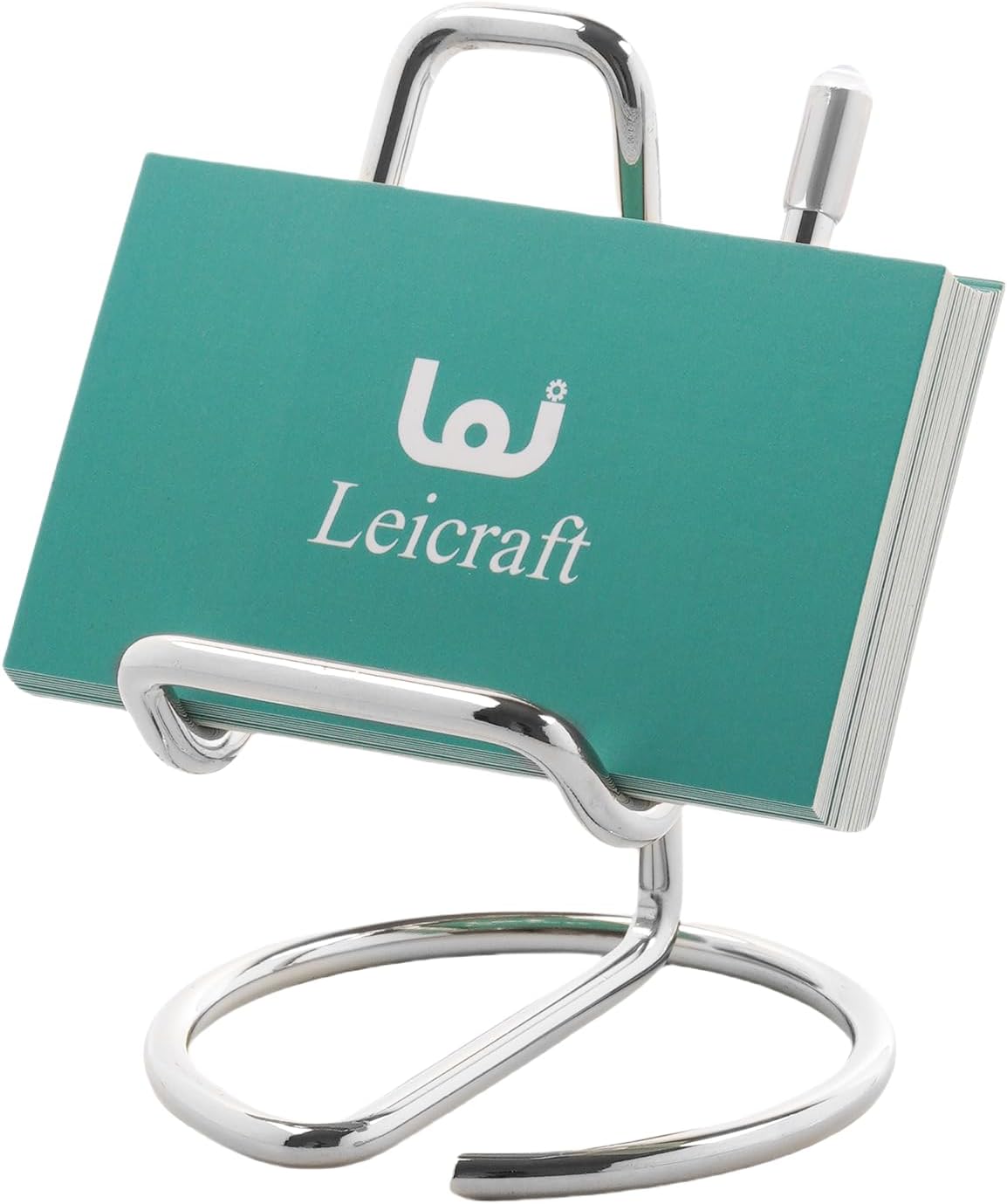 Business Card Holder for Desk, Cute Metal Card Organizers and Office Desk Accessories for Men and Women (Golden)