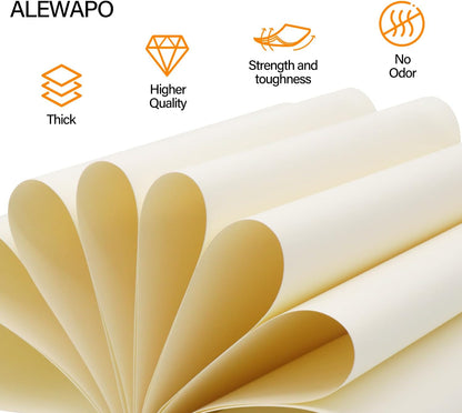 White Cardstock 8.5 x 11, 40 Sheets Card Stock, 75 LB/200 GSM Thick Copy Paper, Cardstock Printer Paper for School & Office Supplies, Art, Watercolo, Craft, Drawing, Invitations, Menus, DIY Cards