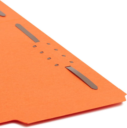Smead Fastener File Folders, Reinforced 1/3-Cut Tabs, 2 Fasteners, Letter Size, Blue, 50 per Box (12040)