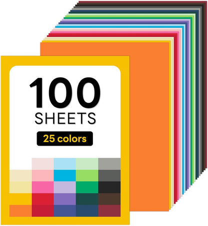 100 Sheets Cream Cardstock 8.5 x 11 Off White Card Stock,Goefun 65lb Ivory Paper Printer Paper for Cards Making, Office Printing, Wedding