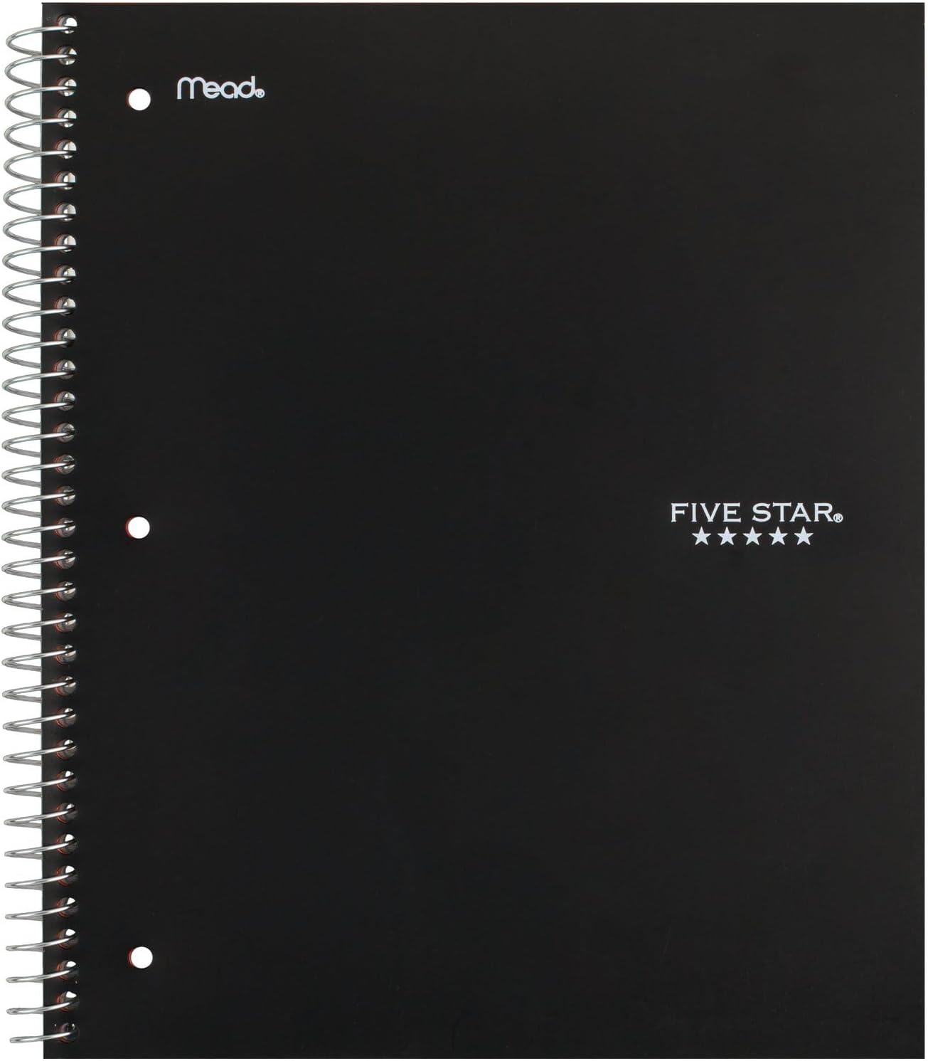 Five Star Spiral Notebook + Study App, 3 Subject, Wide Ruled Paper, 8" x 10-1/2", 150 Sheets, Fights Ink Bleed, Water Resistant Cover, Harvest Yellow (73463)