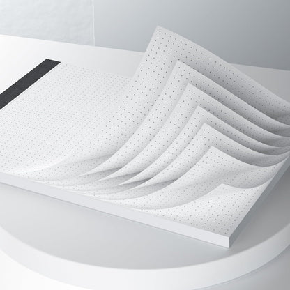 AILZFEI Graph Paper Notebook 8.5 x 11 Grid Paper Pad Quad Ruled, 2 Pack, 30 Sheets per Pad, White, 4x4 (4 Squares per inch), Easy-Tear Perforations, 8.5"x11" Quad Ruled Grid Paper Pad
