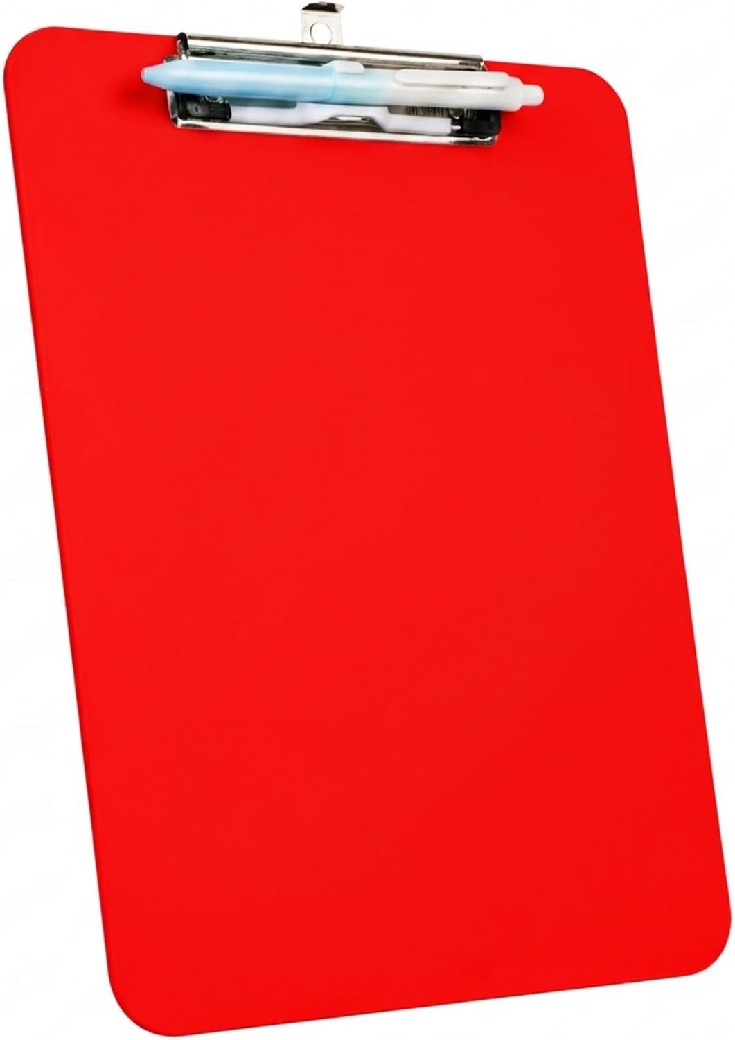 Pink Plastic Clipboard,Nursing Clipboard,Standard Letter A4 Size,Heavy Duty Clip Boards 8.5x11,Cute Clipboards with Pen Holder for Women Kids Students,School Office Home Work