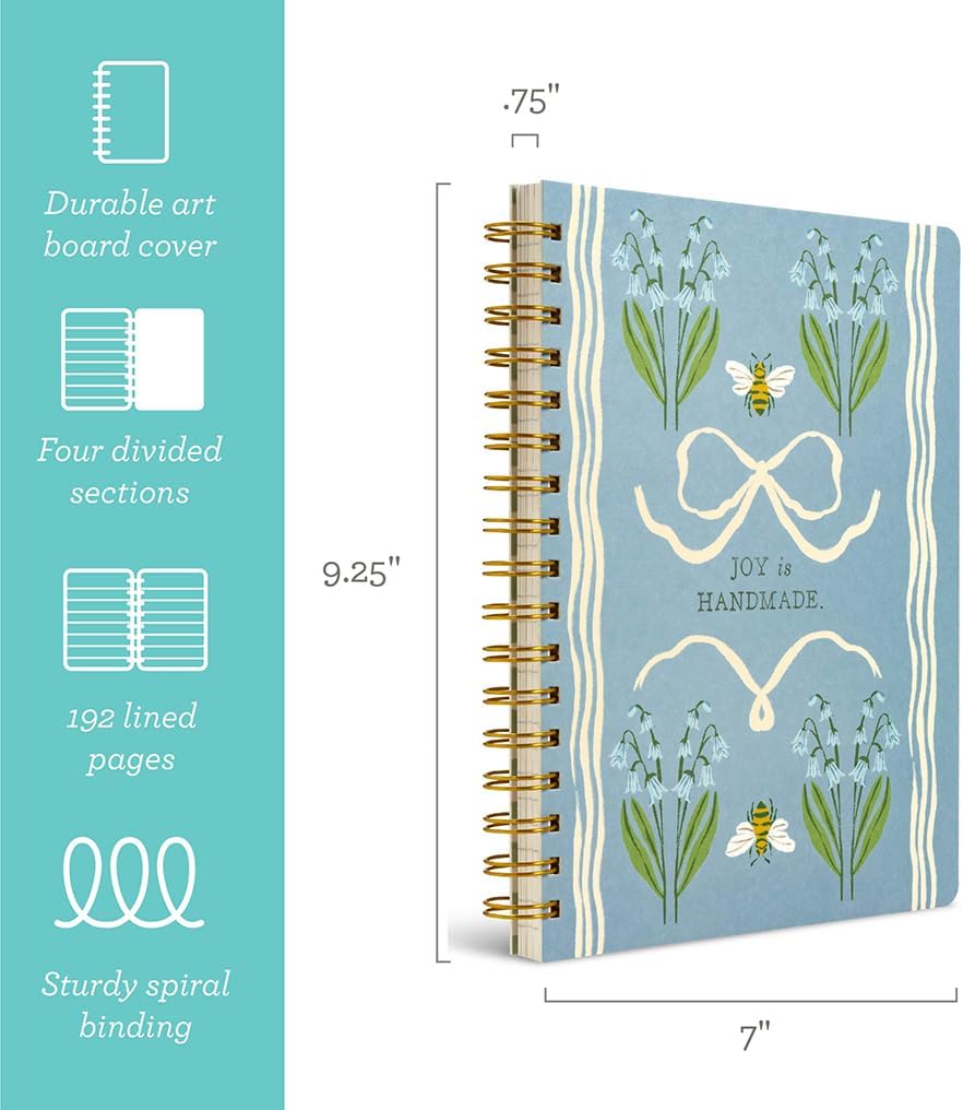 Compendium Spiral Notebook – Expect the Best Things to Happen Today – A Designer Spiral Notebook with 192 Lined Pages, College Ruled, 7.0" W x 9.25" H