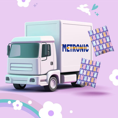 Metronic Cute Poly Mailers 10x13" 50pc Small Shipping Bags, Strong Adhesive Mailers Poly Bags for Business, Waterproof Mailing Envelopes for Packing Shipping Clothes Gifts, Gradient BluePink