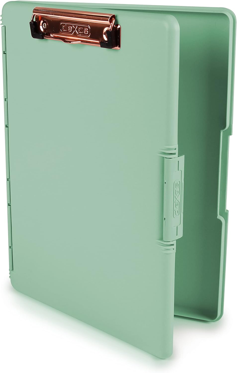 Dexas Slimcase 2 Plastic Clipboard with Storage and Side Opening, Black, Office Supplies Clipboards to Organize, Carry and Store, A4 Holder, Style and Functionality Nursing Clipboards