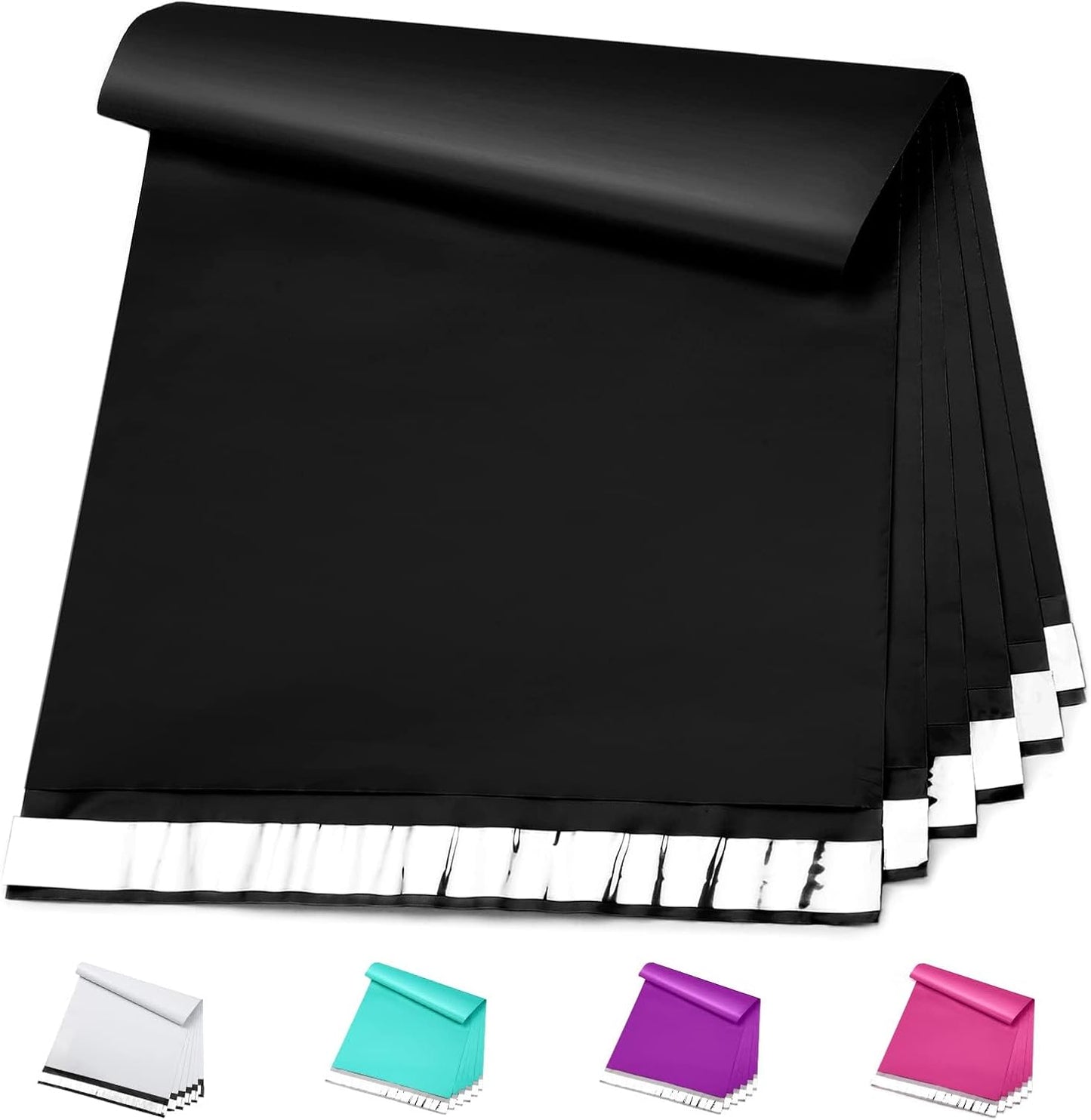 Metronic White Poly Mailers 14.5x19 100 Pack, Large Shipping bags Self-Seal Shipping Envelopes , Packaging Envelope for Small Business, Boutique, Clothing