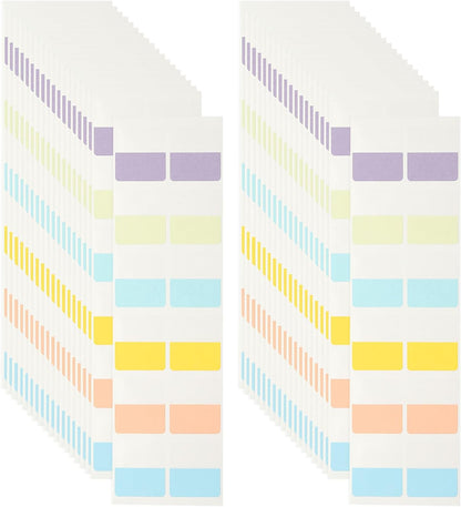 PATIKIL Clear Index Sticky Tabs, 240 Pcs Large Transparent Sticky Notes Bookmarks Planner Stickers Page Tabs for Office Notebooks File Folder Ledger Book, Gradient Purple