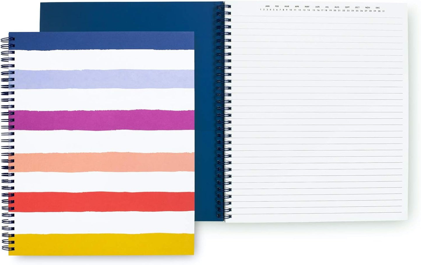 kate spade new york Large College Ruled Notebook, 11" x 9.5" Spiral Notebook with 160 Pages