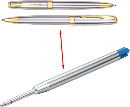 Pack of 10 Replaceable Ballpoint Pen Refills, G2 Gel Ink Refills,1mm Medium Point,Twist Pen Refill,Ball Point Pen Refills,Ink Refills for Pens,Black Ink Refills