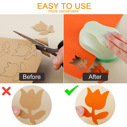 UCEC 2 Inch Circle Punch, Paper Punch, 2 Inch Hole Punch, Circle Hole Punch Cutters for Paper Crafts DIY Handmade Crafting Scrapbook Tools Cards Arts Fun Projects