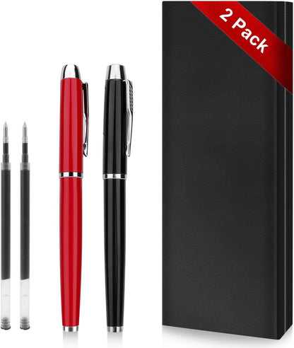 8 Pieces Replaceable Ballpoint Pen Refills Work for Most Brands Pens with Smooth Writing,Free-Flowing German Ink with Medium 0.5mm Ballpoint Tip(Black Refills and Length 4.4inch)