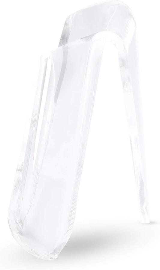 kate spade new york Business Card Holder for Women, Stylish Clear Acrylic Business Card Organizer for Desktop, Call Me