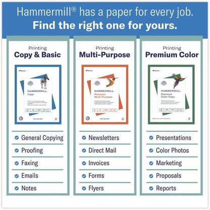 Hammermill Colored Paper, 20lb Pink Printer Paper, 8-1/2 x 11- 1 Ream (500 Sheets) - Made in the USA, Pastel Paper, 103382R