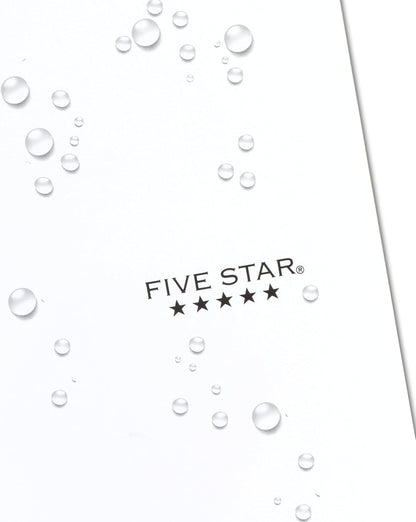 Five Star Spiral Notebook + Study App, 3 Subject, College Ruled Paper, 8-1/2" x 11", 150 Sheets, Fights Ink Bleed, Water Resistant Cover, Amethyst Purple (38746)