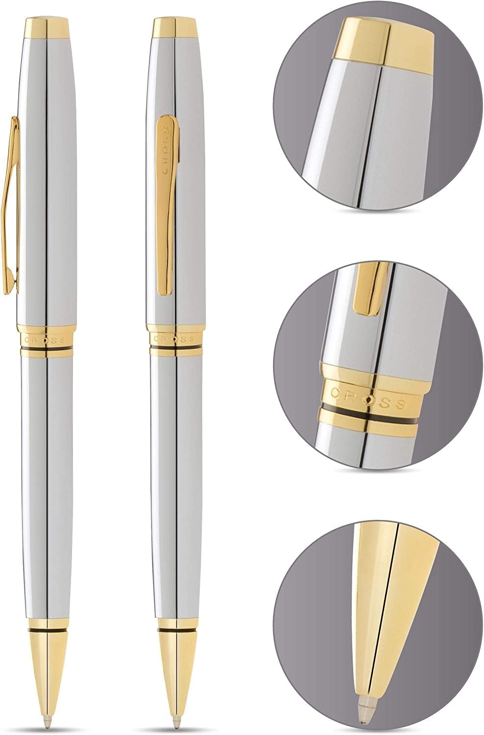 Cross Coventry Pen Ballpoint - Black/Chrome Lacquer