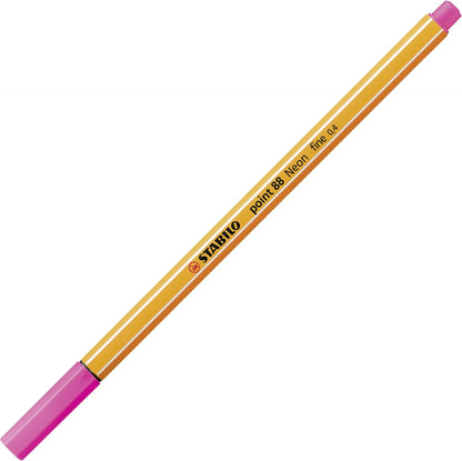Fineliner - STABILO Point 88 - Pack of 10 - Red