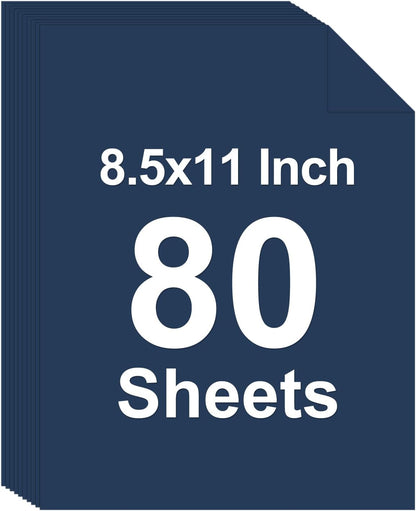 40 Sheets Colored Cardstock, 8.5 x 11 Construction Paper, Black Card Stock Paper, Cardstock Printer Paper for Halloween,Mothers Day, Christmas, Wedding Invitations, DIY Cards, Photo, Art and Crafts