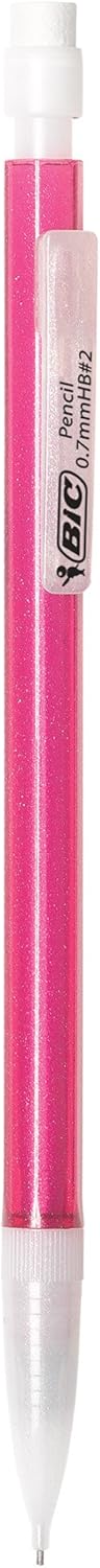 BIC Xtra-Sparkle Mechanical Pencil, Medium Point (0.7mm), Fun Design With Colorful Barrel, 48-Count