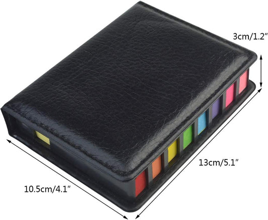 2000 Pieces Page Markers Tabs Page Flags Sticky Index Tabs Arrow Flag Tabs, Fluorescent Color Note Page Markers Labels Sticky Notes Writable File Flags with PU Box, 11 Colors 3 Sizes