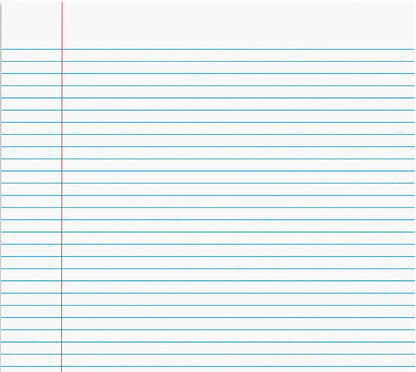 STAPLES Notepads, 8.5” x 11”, Narrow Ruled, White, 50 Sheets/Pad, 12‑Pack