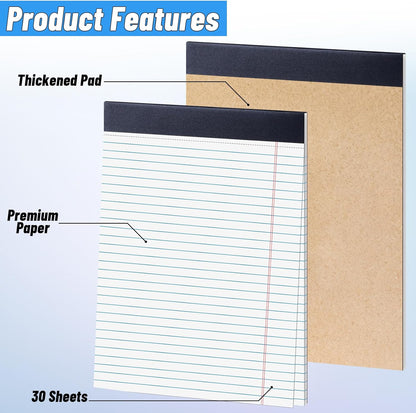 Note Pads 4x6, 36 Pack Small NotePads, Server Pads, Scratch Pads 4x6, Memo Pads White Paper, 50 Sheets per Blank Note Pads 4 x 6, Mini Writing Pads Pocket Notepads for Office School Home Supplies