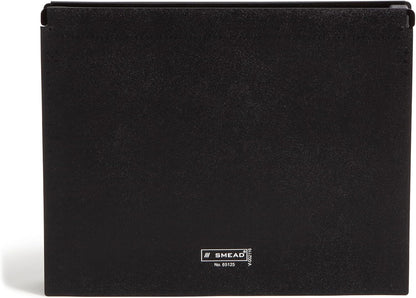 Smead Poly Hanging Expanding File, 12 Dividers, Letter Size, Black (65125)