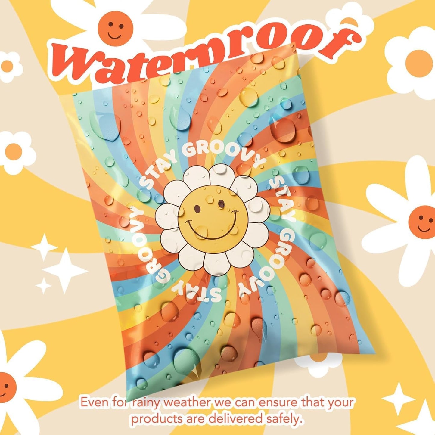 Metronic Cute Poly Mailers 10x13" 50pc Small Shipping Bags, Strong Adhesive Mailers Poly Bags for Business, Waterproof Mailing Envelopes for Packing Shipping Clothes Gifts, Gradient BluePink