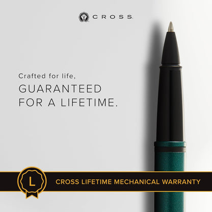 Cross AT0115-18 Calais Matte Metallic Rollerball Pen, Midnight Blue