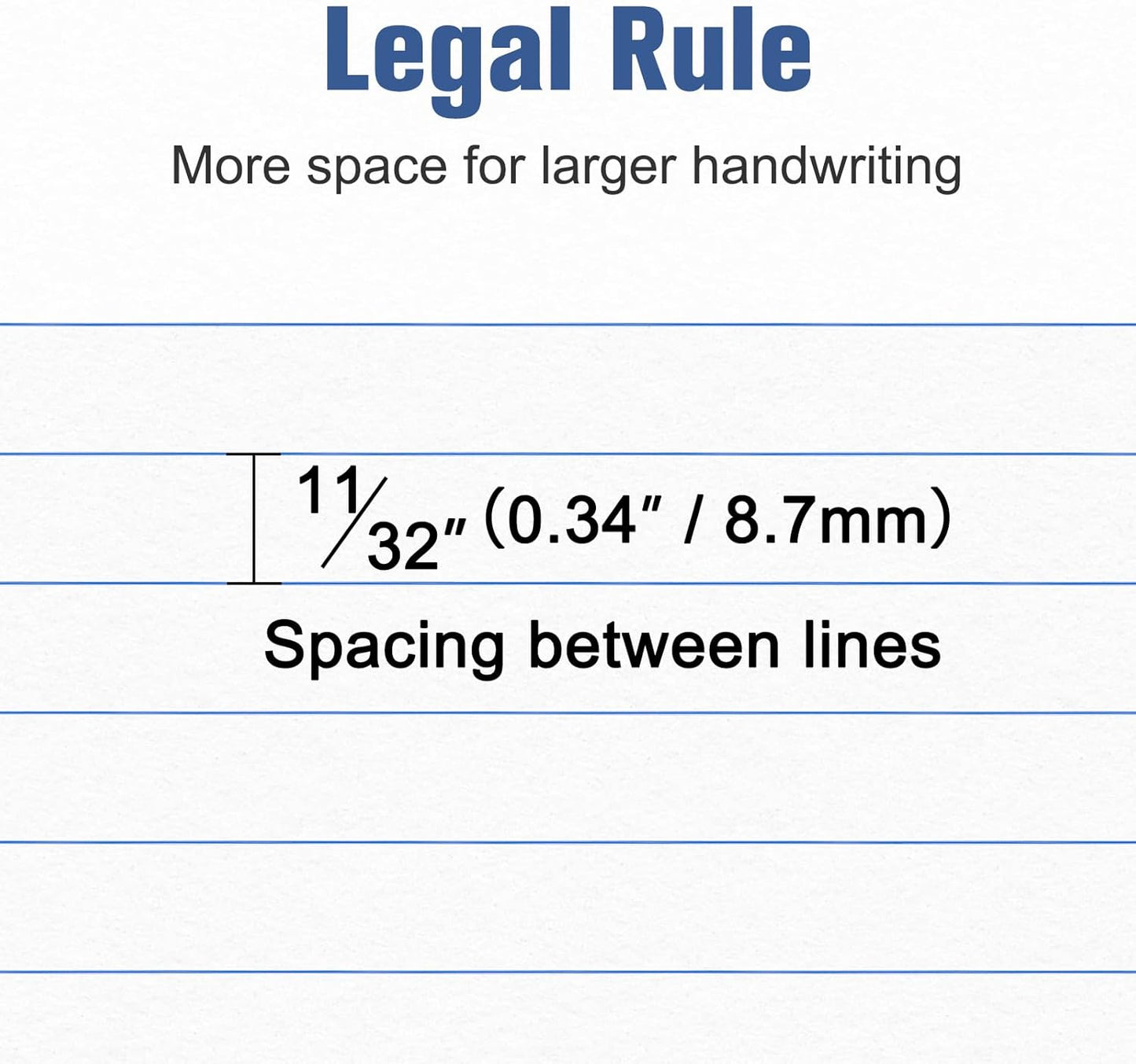 12 Pack White Legal Pads 8.5 x 11 Wide Ruled Note Pad 50 Sheets Notepads Micro Perforated Writing Pad for Work Study Daily Note Taking List
