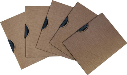 C-Line Modern Metallic Executive Style Report Cover, Blackened Bronze, Pack of 5 (33316), 1 1/4" x 9" x 11 3/4"