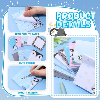 9 Pads Wildflower Sticky Notes 3x3 Inch Cute Self Stick Notepads Notes Adhesive Memo Pad Office Decor Gifts for Students School Teacher Meeting Office Supplies