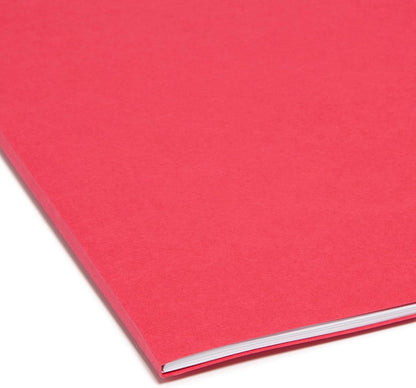 Smead SuperTab Heavyweight File Folder, Oversized 1/3-Cut Tab, Letter Size, Manila, 50 Per Box (10401)