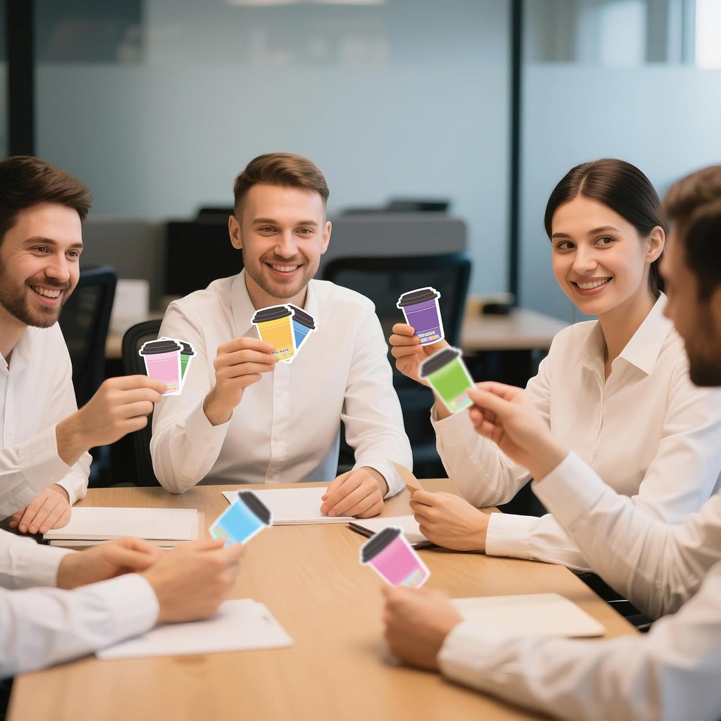 Xqumoi 30 Pack Teacher Sticky Notes - Funny Coffee Cup Self Sticky Notepads Writing Memo Pads for Teacher Appreciation Back to School Office Supplies Coffee Lover Gift Party Favors Goodies Bag Fillers