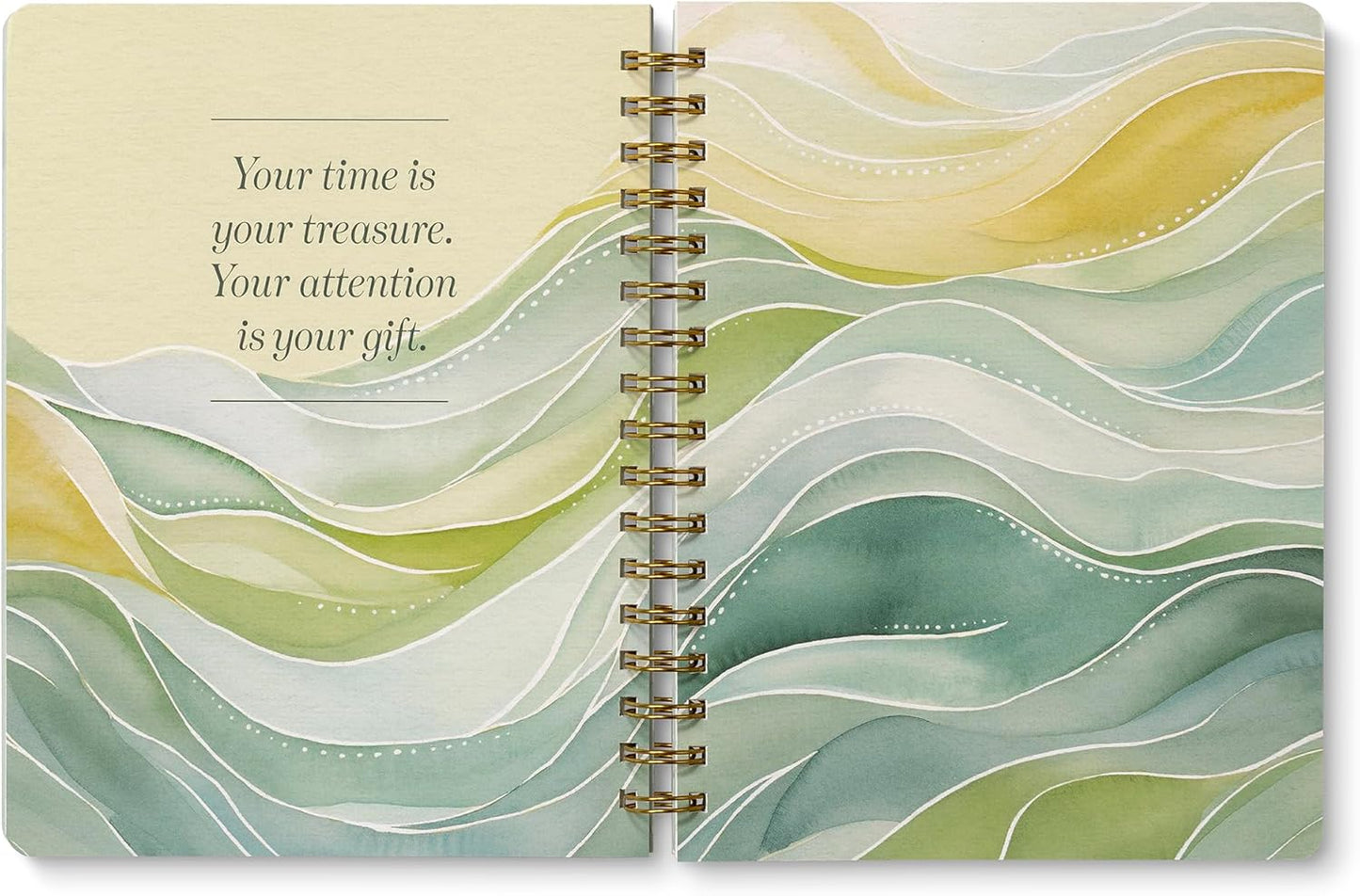 Compendium Spiral Notebook – Expect the Best Things to Happen Today – A Designer Spiral Notebook with 192 Lined Pages, College Ruled, 7.0" W x 9.25" H